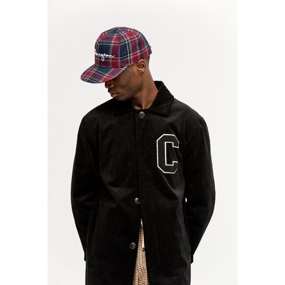 Champion x Clothsurgeon Black Corduroy Logo Embroidered Coat - Men's Medium - Picture 11 of 11